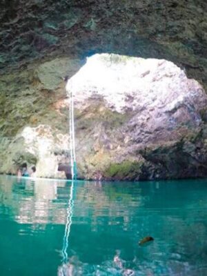 Blue Hole Mineral Spring, Brighton District, Jamaica