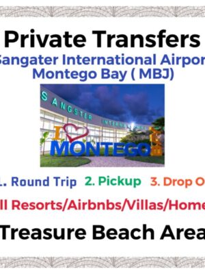 Private Transfer From Sangster International Airport Montego Bay to All Resorts, Villas, AirBnbs & Homes in Treasure Beach Area