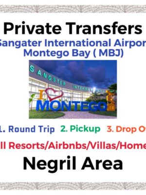 Private Transfer From Sangster International Airport Montego Bay to All Resorts, Villas, AirBnbs & Homes in Negril Area